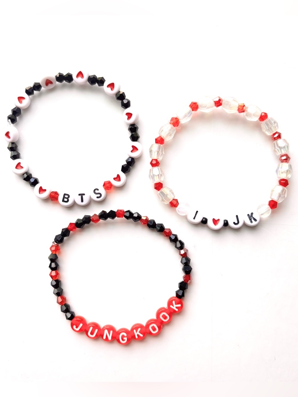 (3pcs) BTS JUNGKOOK BIAS BTS BRACELET BUNDLE